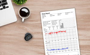 LOOKEE® O2Ring Continuous Ring Oximeter Sleep Report